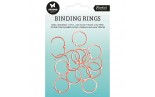 StudioLight Essentials Binding Rings ORO ROSA/CHAMPAGNE 12pz