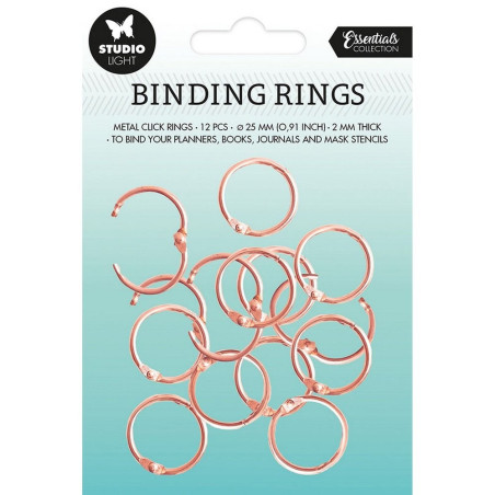 StudioLight Essentials Binding Rings Rose