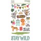 Simple Stories Into the Wild Chipboard 22pz