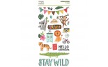 Simple Stories Into the Wild Chipboard 22pz