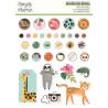 Simple Stories Into the Wild Decorative Brads 33pz