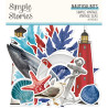 Simple Stories Simple Vintage Vintage Seas Nautical Bits & Pieces 40pz