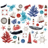 Simple Stories Simple Vintage Vintage Seas Nautical Bits & Pieces 40pz