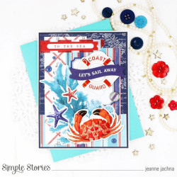Simple Stories Simple Vintage Vintage Seas Nautical Bits & Pieces 40pz