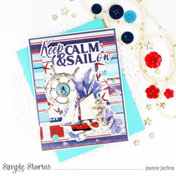 Simple Stories Simple Vintage Vintage Seas Nautical Bits & Pieces 40pz