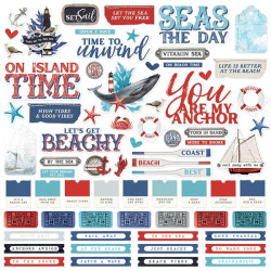 Simple Stories Simple Vintage Vintage Seas Collection Kit 30x30cm