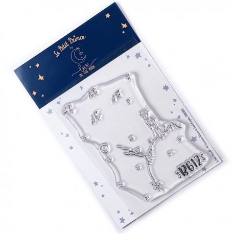 Love In The Moon Clear Stamp Le Petit Prince - Asteroid B612