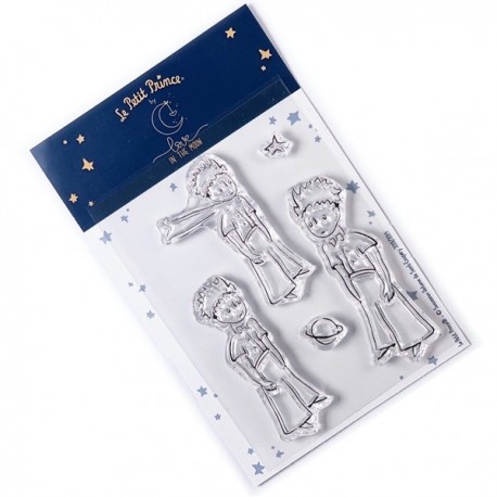 Love In The Moon Clear Stamp Le Petit Prince - Little Prince