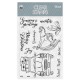 Piatek13 CLEAR STAMP SET CHRISTMAS CHARM A6