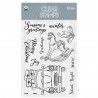 Piatek13 CLEAR STAMP SET CHRISTMAS CHARM A6