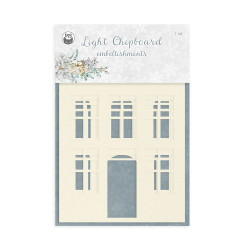 Piatek13 Light Chipboard Embellishments CHRISTMAS CHARM 07