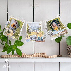 Piatek13 Light Chipboard Embellishments HIT THE ROAD 07