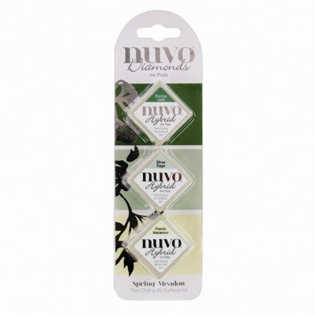 Nuvo Diamond Hybrid Ink Pads - Spring Meadow