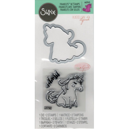 Framelits Die Set with Stamps - Unicorn 2 662943