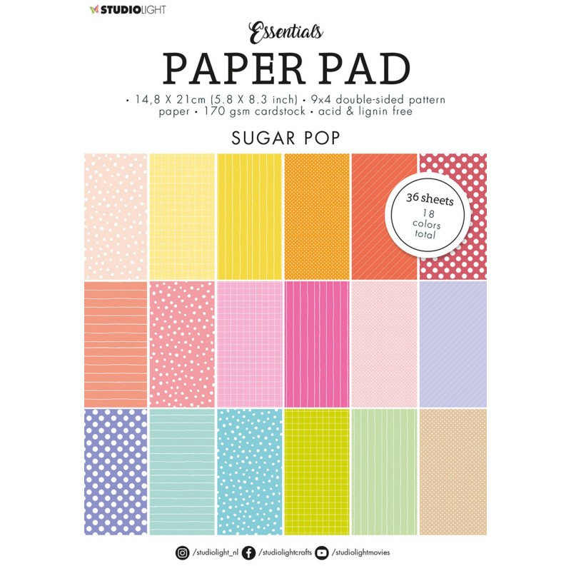 Studio Light - Multicolor Gradients Essentials A5 Paper Pad (5.75x8.25)