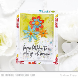 My Favorite Things Wildflowers Paper Pad 15x15cm