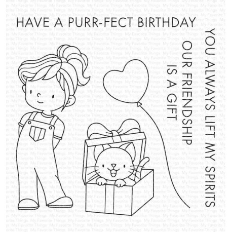 My Favorite Things Purr-fect Birthday Clear Stamps