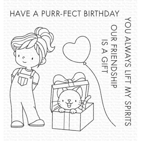 My Favorite Things Purr-fect Birthday Clear Stamps