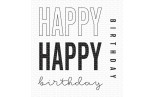 My Favorite Things Happy Happy Birthday Clear Stamps