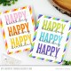 My Favorite Things Happy Happy Birthday Clear Stamps