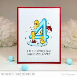 My Favorite Things Number Fun 4 Clear Stamps