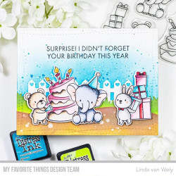 My Favorite Things Eat Lots of Cake Clear Stamps