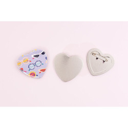 Button Press Heart Insert (58mm) We R Memory Keepers