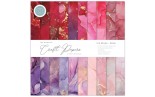 Craft Consortium Ink Drops Rose Paper Pad 30x30cm