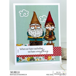 Stamping Bella ODDBALL GNOME PARENTS Cling Stamp