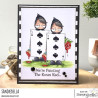 Stamping Bella ODDBALL PLAYING CARD (ALICE IN WONDERLAND COLLECTION) Cling Stamp