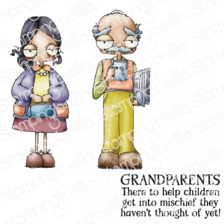 Stamping Bella ODDBALL GRANDPARENTS Cling Stamp