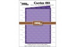 Crealies Cardzz no. 561 Double Card 10,5x14,5cm