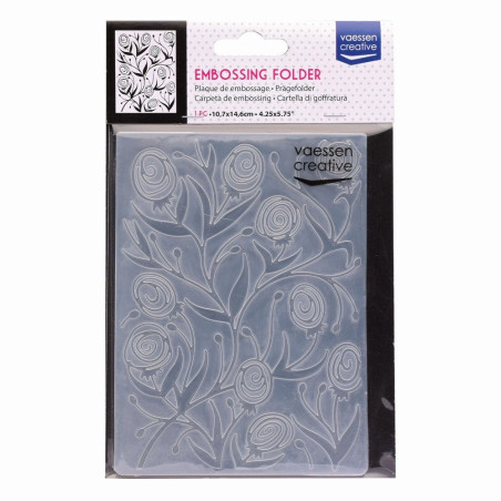 Fustella embossing Ranunculus Darice