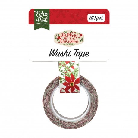 Echo Park Washi Tape Floral Bunch The Magic of Christmas