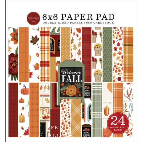 Carta Bella Welcome Fall Paper Pad 15x15cm