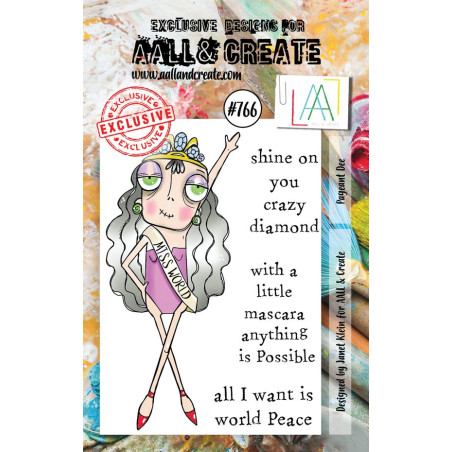 AALL & Create Stamp Set 766 Pageant Dee