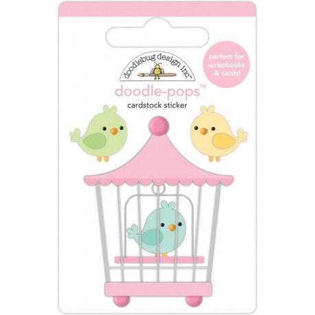 Doodlebug Design Home Tweet Home Doodle-Pops 3D Stickers