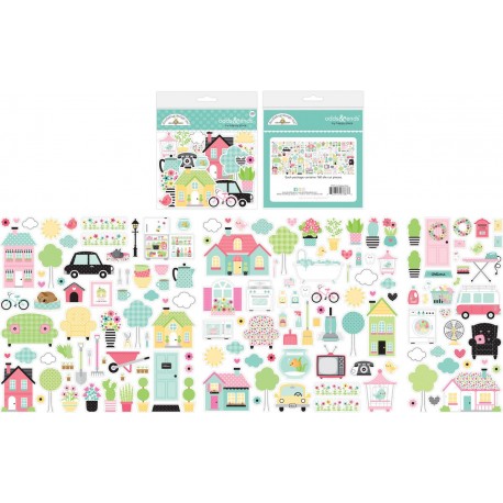 Doodlebug Design My Happy Place Odds & Ends 160pz