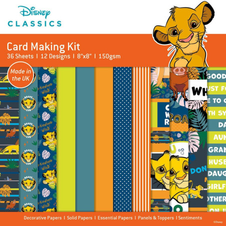 Disney Card Making Pad The Lion King 20x20cm