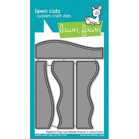 LAWN FAWN Platform Pop-Up Hillside Insert Cuts