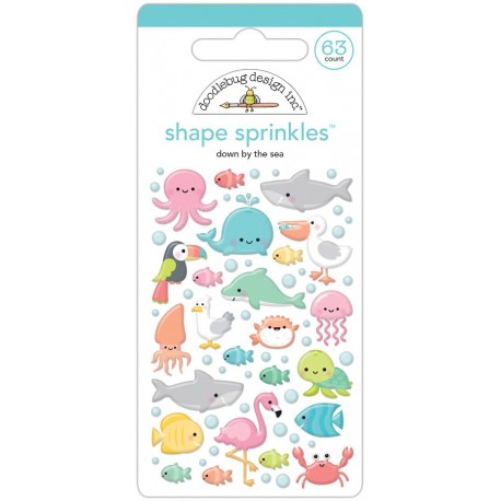 Doodlebug Design Down By The Sea Shape Sprinkles