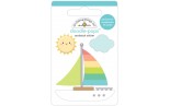 Doodlebug Design Sail-ebrate Good Times Doodle-Pops 3D Stickers