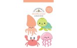 Doodlebug Design Shore Is Fun Doodle-Pops 3D Stickers