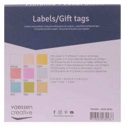 Florence Label Block Smooth Pastels