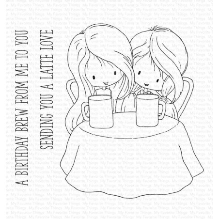 My Favorite Latte Love Clear Stamps