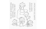 My Favorite Things Number Fun 5 Clear Stamps