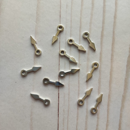 12 Flippette Argento 15mm
