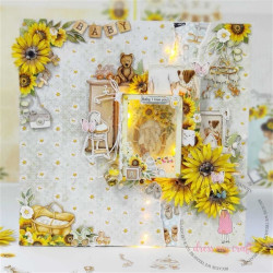 Dress My Craft Mom To Be Paper Pad 30x30cm