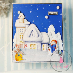 Dress My Craft Christmas & Jinnie Paper Pad 15x15cm