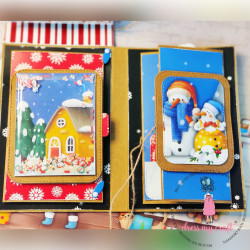 Dress My Craft Christmas & Jinnie Paper Pad 30x30cm